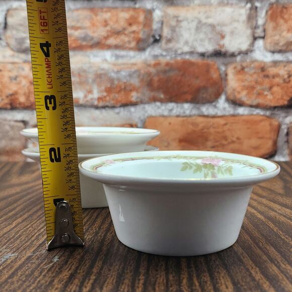 Pope-Gosser China Rose Floral Berry Bowls Set of 3 - Picture 8 of 9